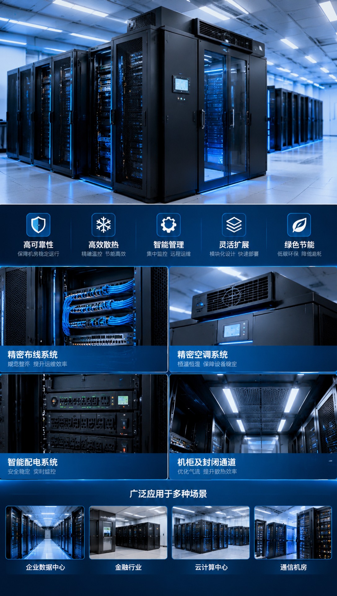 菏泽微模块机房冷通道微模块